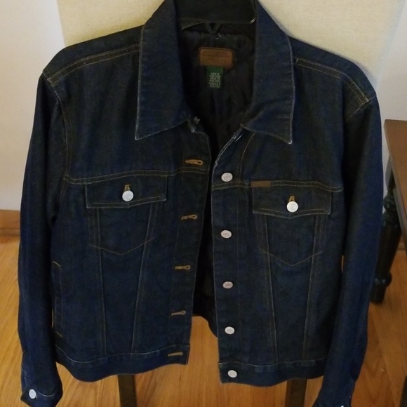 Lauren Jeans Co Denim Lined Jean Jacket